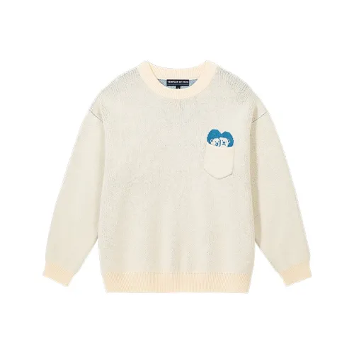 TEMPLER OF FAITH Белый Унисекс Свитеры