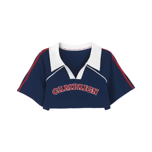 Snbl Темно-синий Женские Короткие Топы