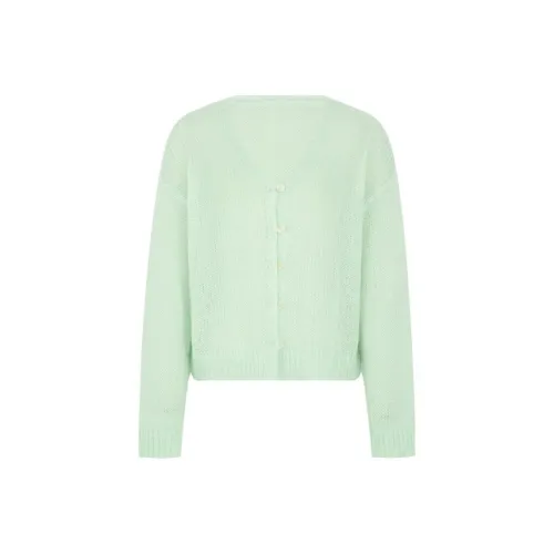 MEIYANG Свитер Женский Мятно-Зеленый