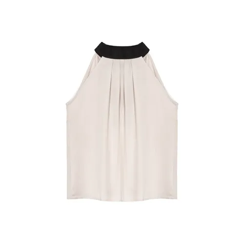 ABBY GODDESS Летний топ без рукавов женский абрикосовый