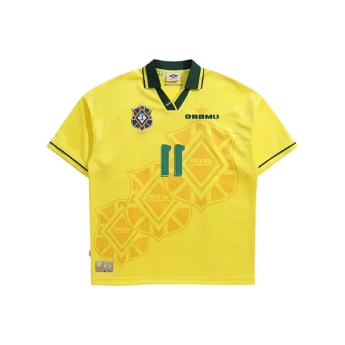 Umbro x OVER THE PITCH Футбол Джерси Унисекс Желто-оранжевый