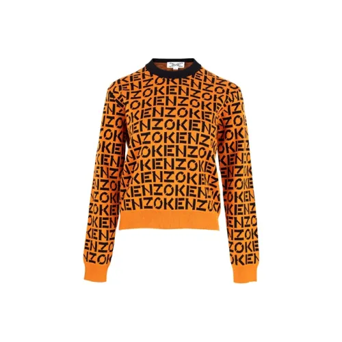 KENZO Апельсиновые Женские Свитеры