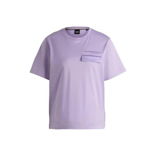 HUGO BOSS Фиолетовые Женские Футболки