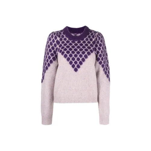 ISABEL MARANT Фиолетово-серый Женские Свитеры