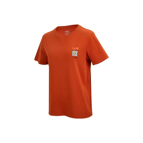 VANS Коричнево-красные Женские футболки