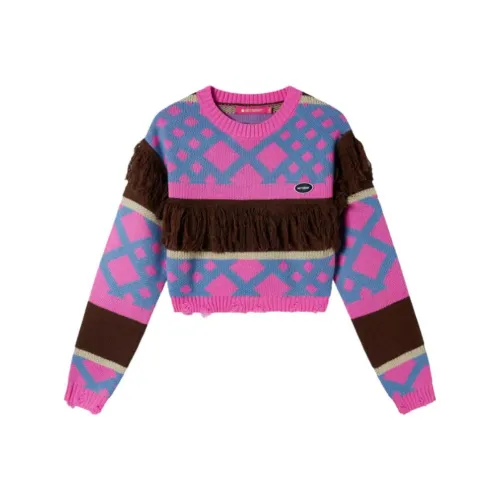 BETTERSAY Свитер Женский Фуксия