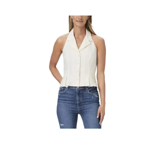 PAIGE Белый Женские Короткие Топы