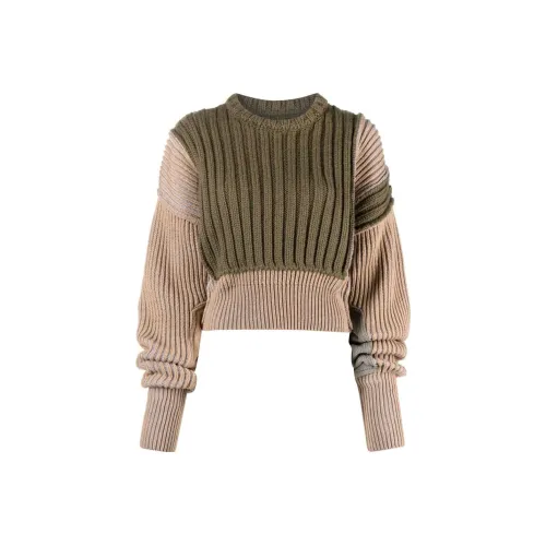 MM6 Maison Margiela Зеленые Женские Свитеры