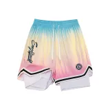 Градиентный розовый