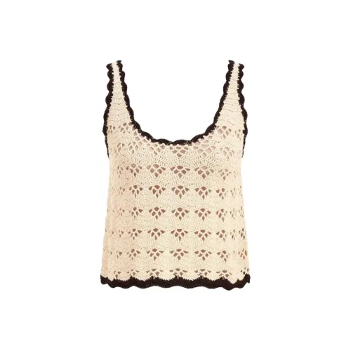 Zimmermann SS25 Майка Женская Кремовая