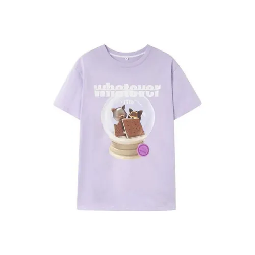 ITIB x Whatever T-Shirt Женская Фиолетовая