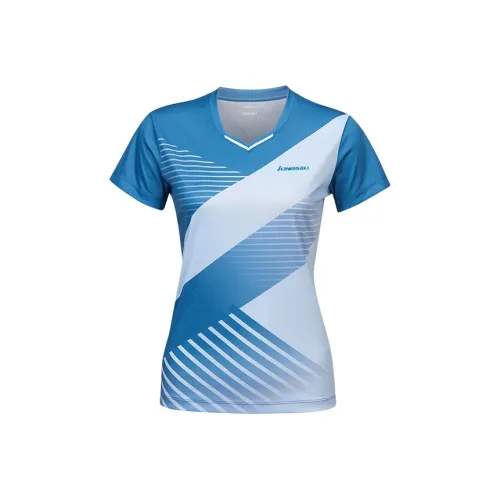 Kawasaki Бадминтон Джерси Унисекс Серый Синий