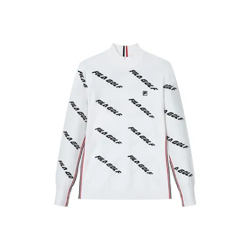FILA ATHLETICS Нефритовый белый Женские Свитеры