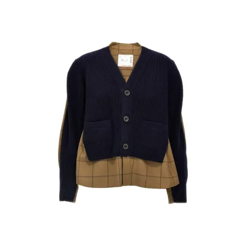 Sacai Синий Женские Свитеры