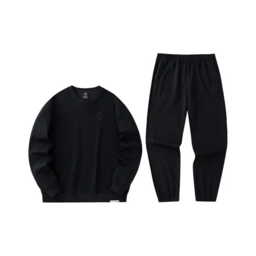 ANTA Комплект толстовки Мужской Основной черный + Основной черный