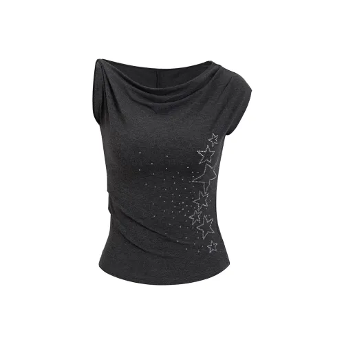 Ariseism T-Shirt Женская Темный Фотиния Серый