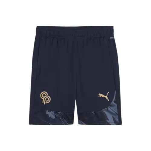 PUMA Спортивные шорты Мужские Морской синий