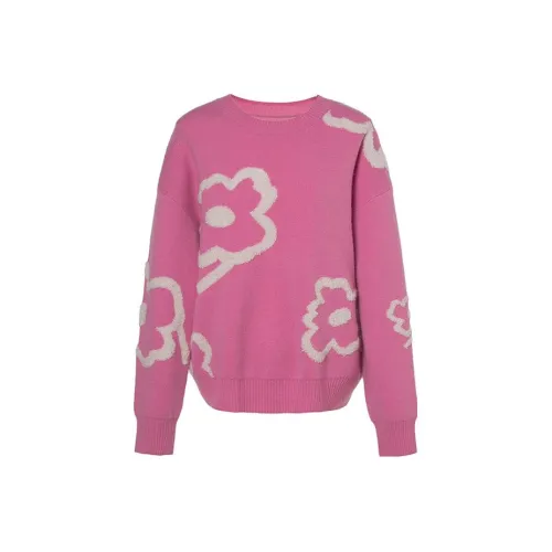 LOFT SHINE SS22 Свободный крой Свитер Женский Розовый