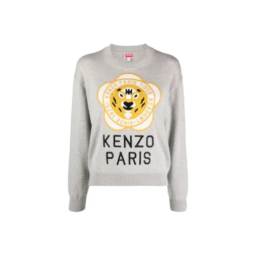 KENZO Серые Женские Свитеры