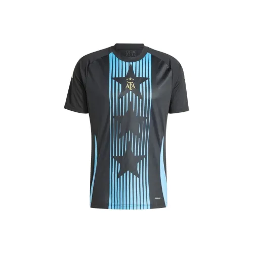 Adidas SS24 Футбол Джерси Мужской Синий Черный