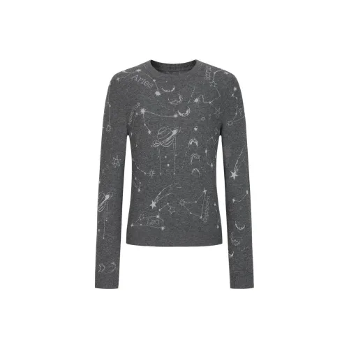 JZ. ANNAKRO Свитер Женский Темно-Серый