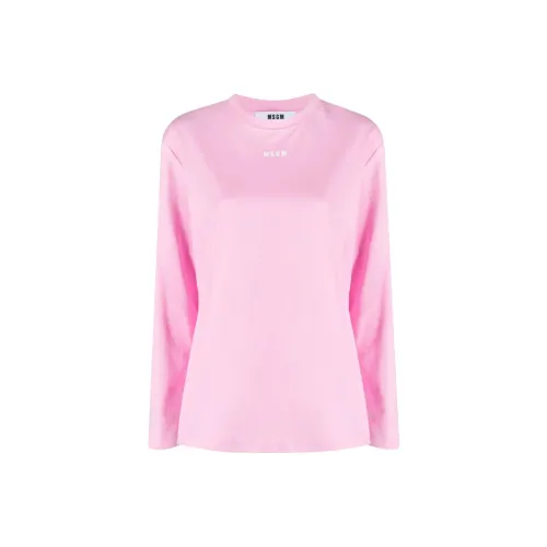 MSGM Розовые Женские Футболки