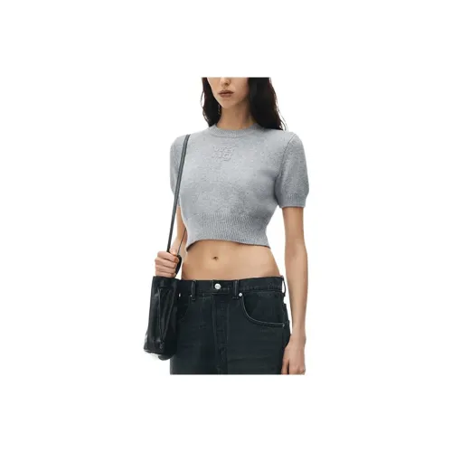 alexander wang Вересковый серый Женские Свитеры
