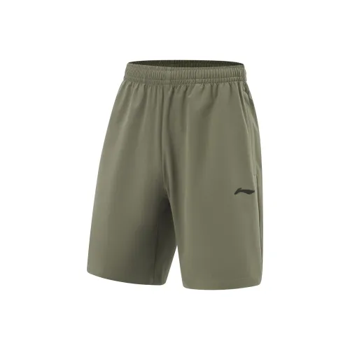 LINING Fitness Series Спортивные шорты Мужские Чайно-зеленый