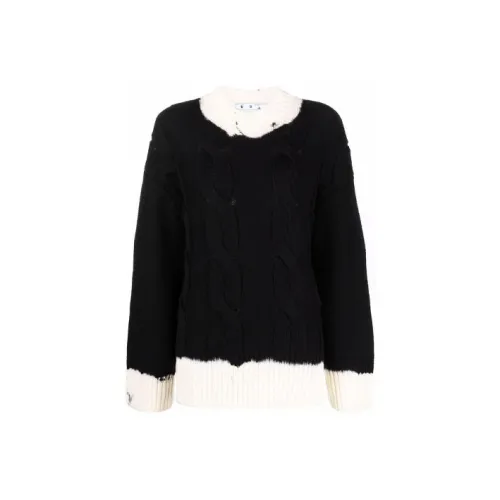 Off Белый FW21 Черный Женские Свитеры