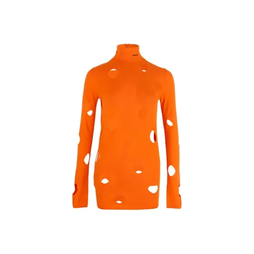 PRADA SS21 Slim Fit Sweater Women's Orange