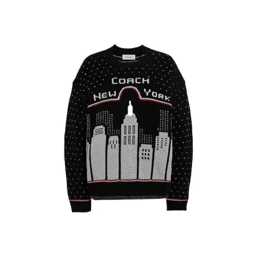 COACH FW21 Свитер Женский Черный