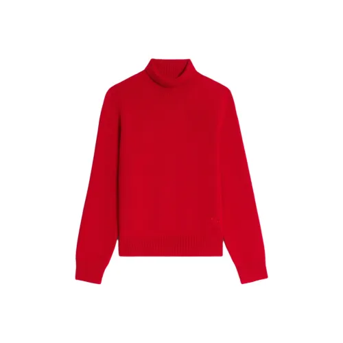 CELINE Женские свитеры красного цвета