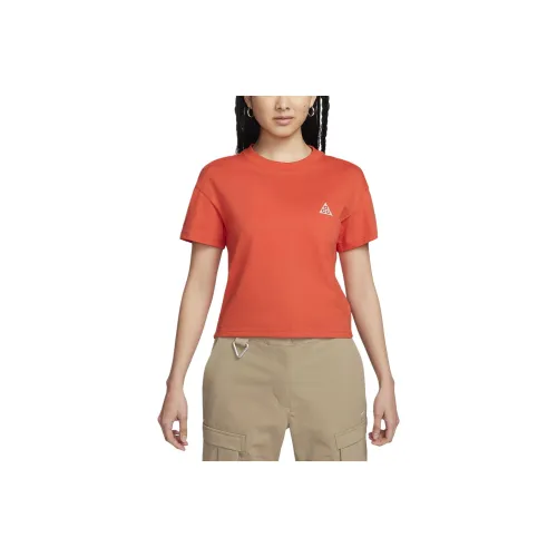 nike ACG DRI FIT T-Shirt Женская Оранжевая