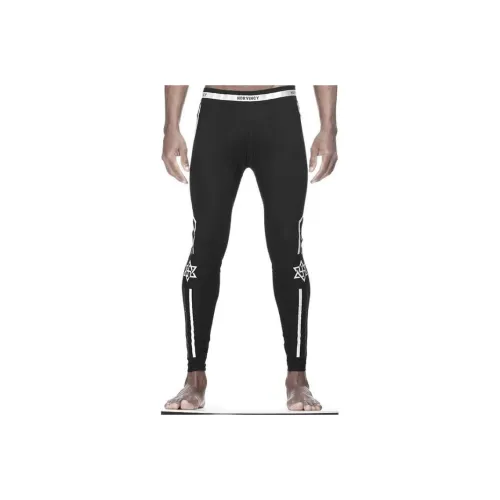 NORVINCY Дышащие Спортивные Штаны для Упражнений Унисекс Черные