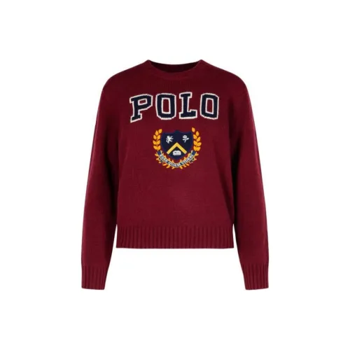 Polo Ralph Lauren Свитер Женские Бордо Красный