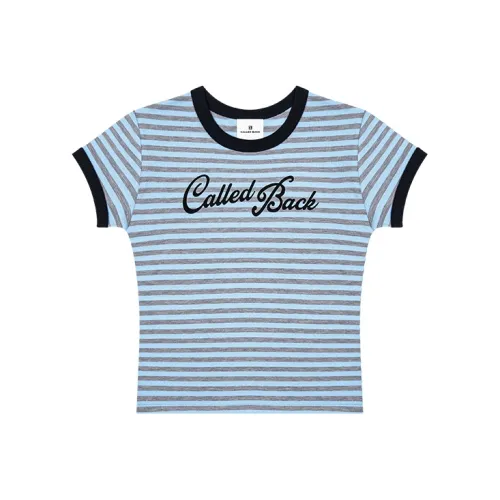 CALLED BACK T-Рубашка Женская Синяя