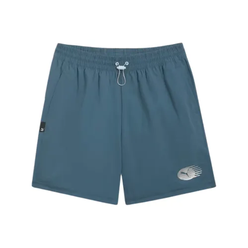 PUMA NYC Мужские Вязаные Шорты Спортивные Шорты Мужские Небесно-Серый