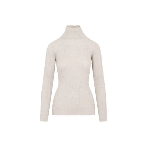 Brunello Cucinelli Экрю Женские Свитеры