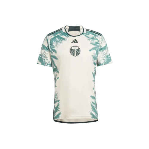 Adidas Portland Timbers 24 25 Away Jersey Футбол Джерси Фанатская версия Portland Timberwolves Away Мужской Айвори Белый