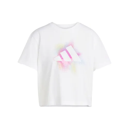 Adidas SportswearDance Стандартная T-рубашка Женская Белая