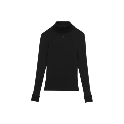 COURREGES T-рубашка женская черная