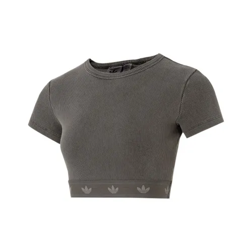 Adidas Originals Топ SS25 T Рубашка Женская Черная