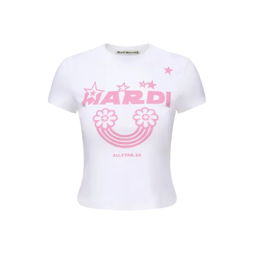 MARDI MERCREDI T-рубашка корейский стиль женская