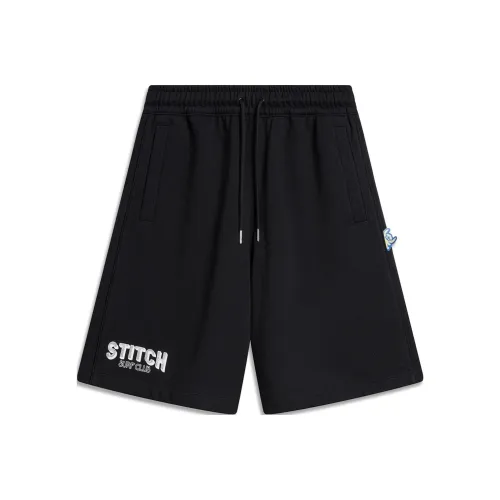 LiNing x Disney Повседневные шорты Мужские Черные