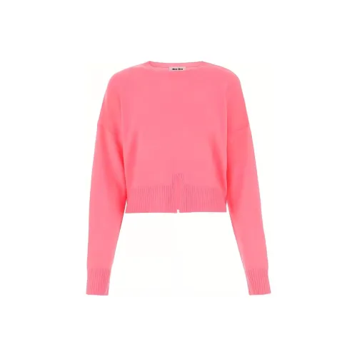 MIU MIU Розовые Женские Свитеры