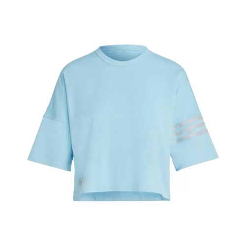 Adidas Originals Adicolor Neuclassics Tee T-рубашка Женская Синяя