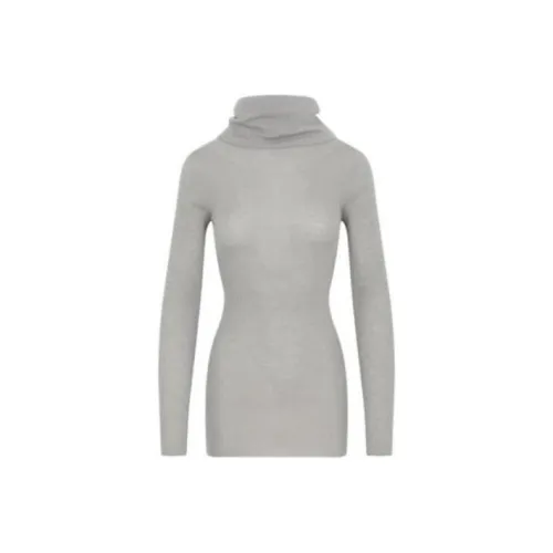 RICK OWENS Светло-серый Женские Свитеры