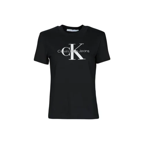 Calvin Klein Стандартная футболка женская черная