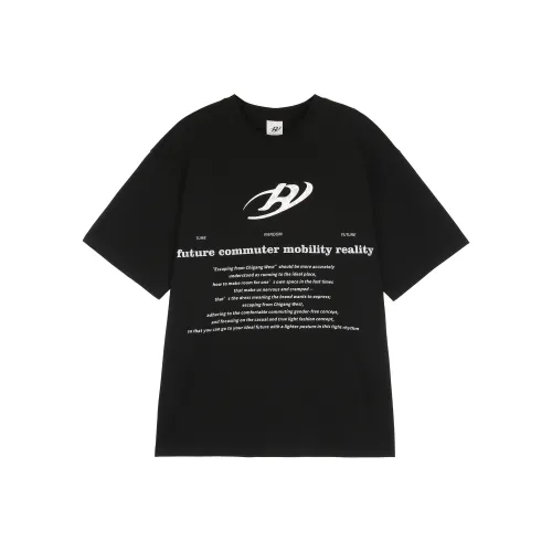 RUNTOTHEFUTURE SS22 T-Shirt Унисекс Черный