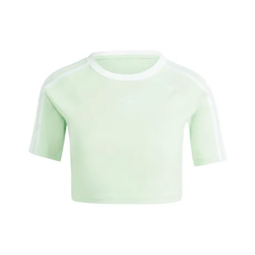 Adidas Originals Рукав реглан T-рубашка Женская Зеленая